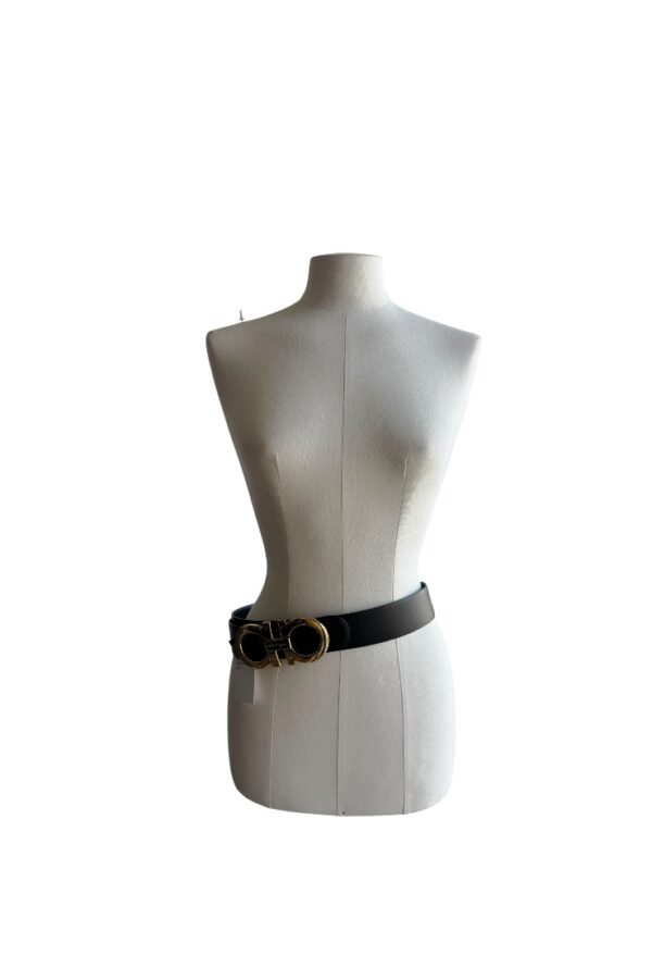 FERRAGAMO  - DAISY PHYTON BELT - Image 5